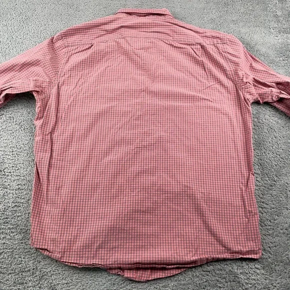 J Crew Shirt Mens XL Red Gray Gingham Check Button Down Cotton Preppy Casual - Picture 5 of 11